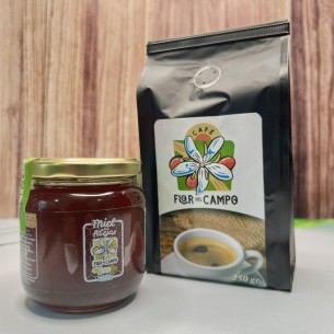 Café molido 250g + Miel 280g